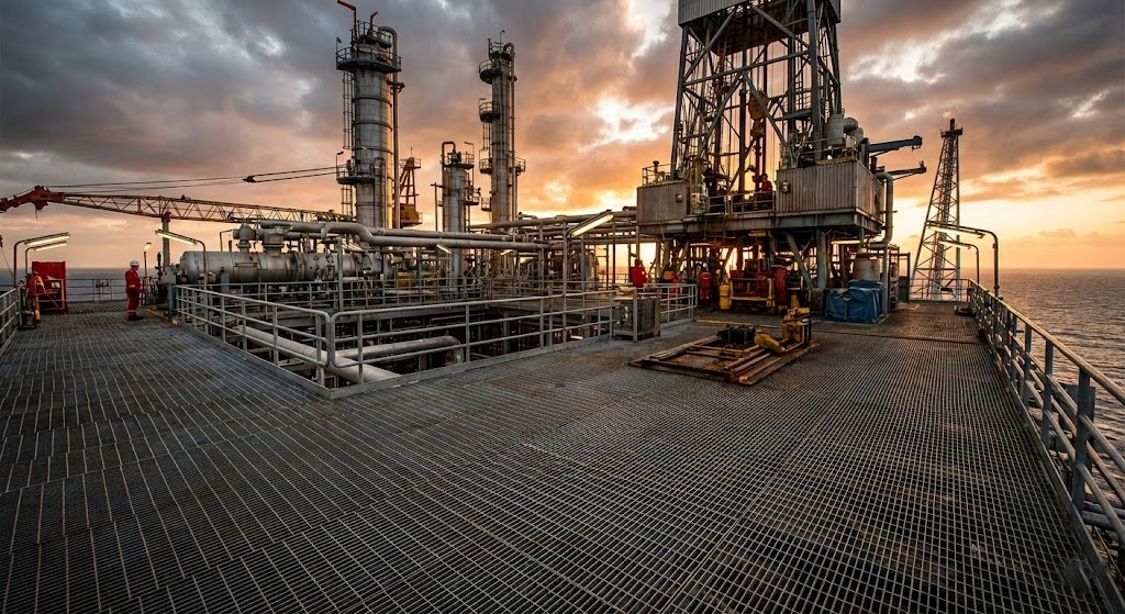 کاربرد گریتینگ در صنعت نفت، گاز و پتروشیمی؛ تضمین ایمنی و دوام